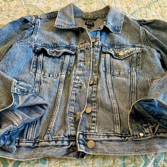 GAP Blue Denim Jean Jacket - Picture 2 of 2